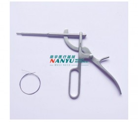 Tonsil Snare with wire-steel gun-shape ENT instruments Tonsil Instruments